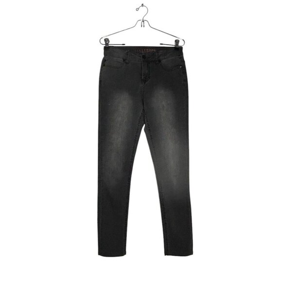 Liverpool Women's Abby Skinny Mid Rise Stretch Jeans in Gray - Sz 2/26 - Picture 1 of 7